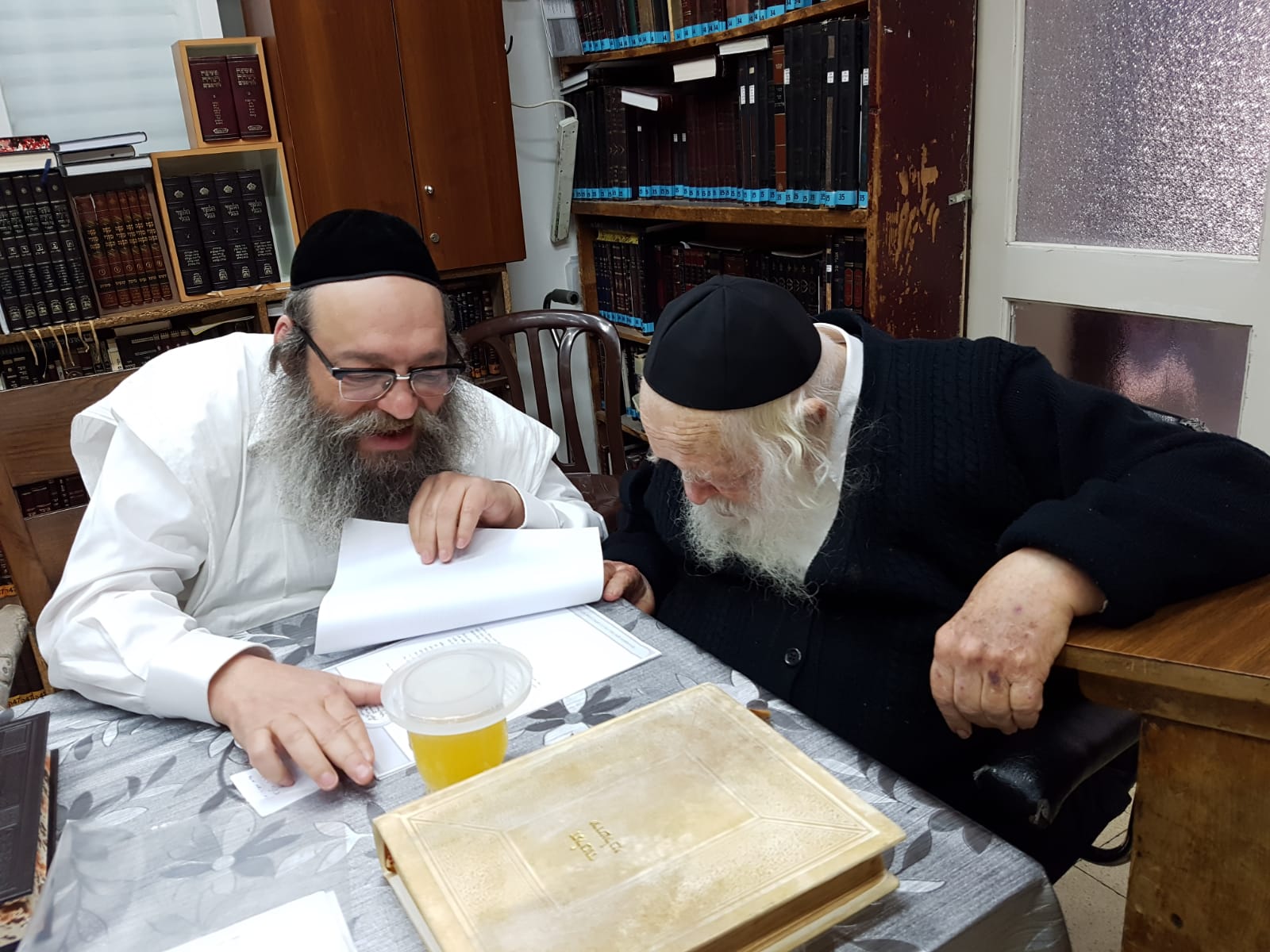 Rav Shaya Kanievsky shlita, son of Rav Chaim zt”l, and the Nais Nuchal